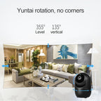 SECTEC IL-HIP291G-2M-AI Black Camera Indoor Home Wireless Wifi Intelligent Automatic Tracking HD Network Surveillance Camera