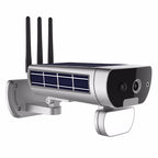 T8 1080P Full HD Solar Battery Ultra Low Power Sound Light Alarm Network Camera, Support Motion Detection, Night Vision, Two Way Audio, TF Card