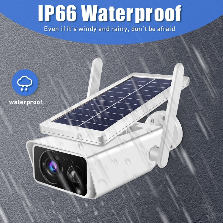 T13-2 1080P HD Solar Powered 2.4GHz WiFi Security Camera without Battery, Support Motion Detection, Night Vision, Two Way Audio, TF Card