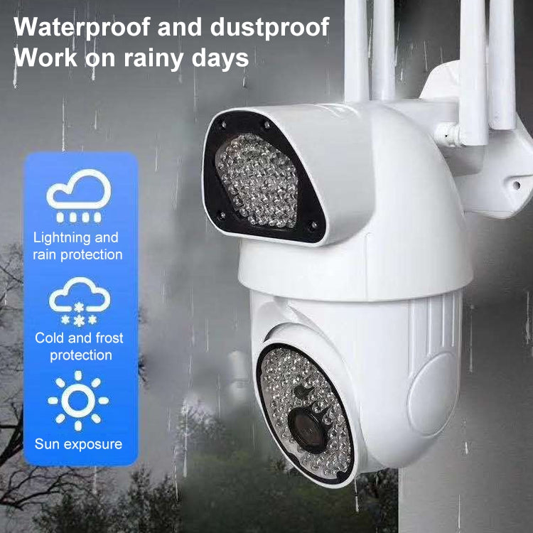 QX37 1080P WiFi High-definition Surveillance Camera Outdoor Dome Camera, Support Night Vision & Two-way Voice & Motion Detection
