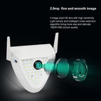 DP16 2.0 Megapixel 42 LEDs Garden Light Smart Camera, Support Motion Detection / Night Vision / Voice Intercom / TF Card, AU Plug