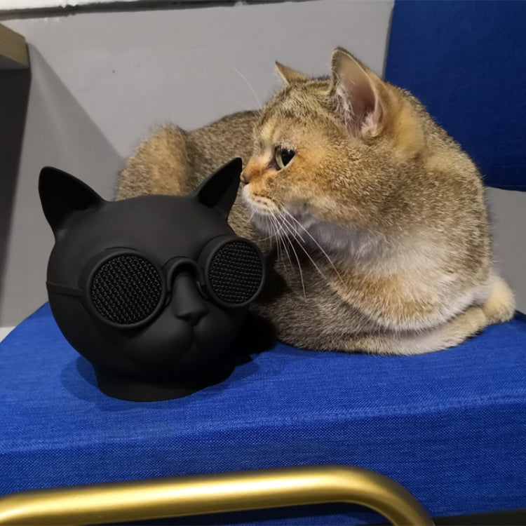 T8 Mini Cat Shape Stereo Wireless Bluetooth Speaker, Support Hands-free / TF Card / FM