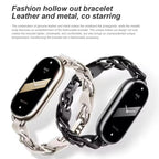 Original For Xiaomi Mi Band 8 Fashion Stainless Steel Bracelet