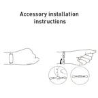 Original For Xiaomi Mi Band 8 Fashion Stainless Steel Bracelet