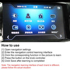 Universal Strap Shape Steering Wheel Remote Control Car Multimedia Wireless Button Remote Control