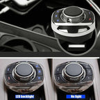 Multifunctional Car Cup Holder Wireless Knob Button Steering Wheel Button Remote Control without Light