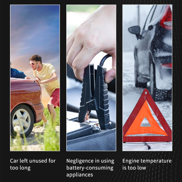 FOXSUR FJS-700 12V Car Multifunctional Wireless Charging Emergency Start Power Supply