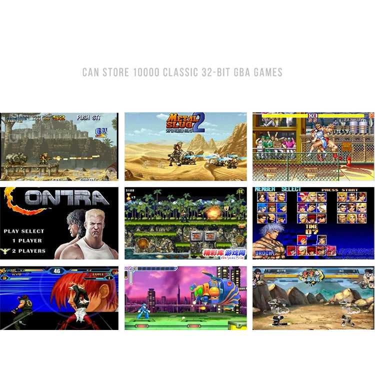 X6 4.3 inch Screen Retro Portable Game Console with 3MP Camera, Built-in 10000 Games, Supports E-book / Recording / Music Playing / Video Playing