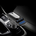 ER9 2 in 1 Hands-Free Calling Car Kit Wireless Bluetooth Headset Dual USB Charger FM Transmitter MP3 Music Player