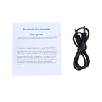 GT86 Dual USB Charger Car Bluetooth FM Transmitter Kit, Support LCD Display / TF Card Music Play / Hands-free