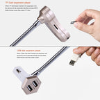 GT86 Dual USB Charger Car Bluetooth FM Transmitter Kit, Support LCD Display / TF Card Music Play / Hands-free