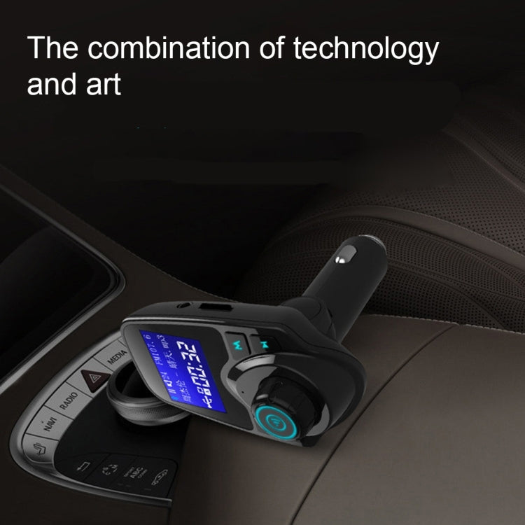 T11 Bluetooth FM Transmitter Car MP3 Player with LED Display, Support Double USB Charge & Handsfree & TF Card & U Disk Music Play Function