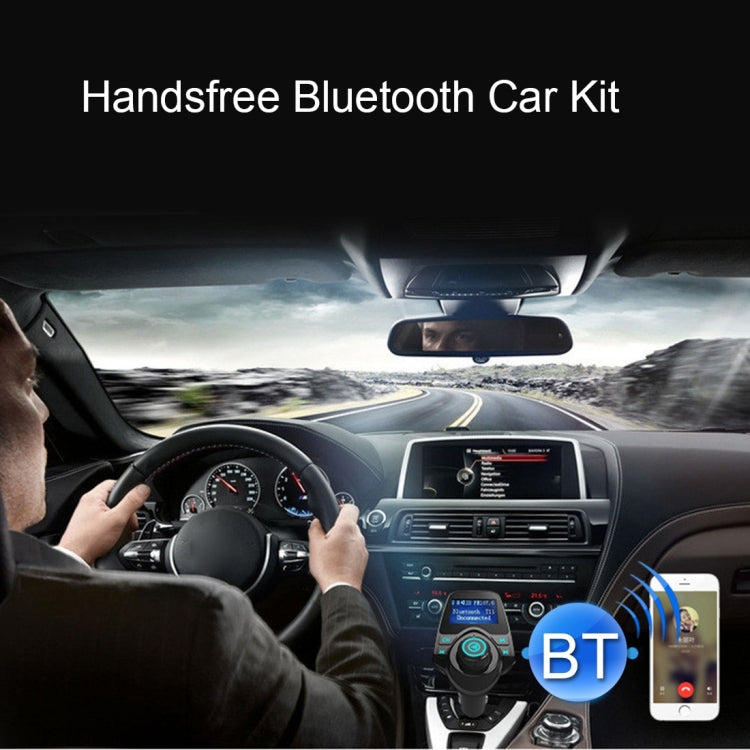 T11 Bluetooth FM Transmitter Car MP3 Player with LED Display, Support Double USB Charge & Handsfree & TF Card & U Disk Music Play Function