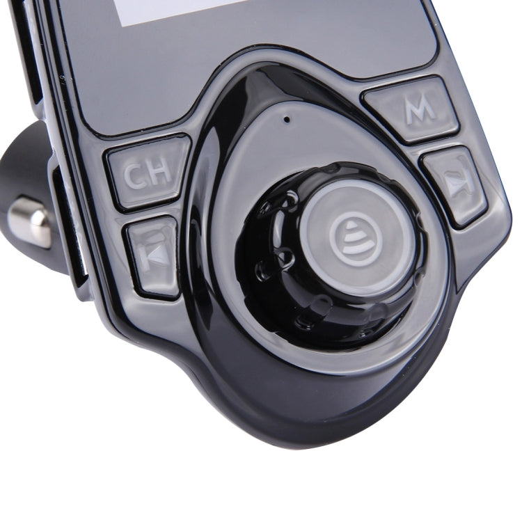 T11 Bluetooth FM Transmitter Car MP3 Player with LED Display, Support Double USB Charge & Handsfree & TF Card & U Disk Music Play Function
