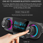BT06 Dual USB Charging Smart Bluetooth 4.0 + EDR FM Transmitter MP3 Music Player Car Kit with 1.3 inch LED Screen, Support Bluetooth Call, TF Card & U Disk