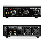 LINEPAUDIO A961 2-Channel Microphone Amplifier Electric Guitar Electric Bass Amplifier