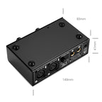 LINEPAUDIO A961 2-Channel Microphone Amplifier Electric Guitar Electric Bass Amplifier