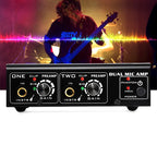 LINEPAUDIO A961 2-Channel Microphone Amplifier Electric Guitar Electric Bass Amplifier