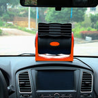 HX-T302 DC 24V 7W Portable Vehicle Cooling Fan Low Noise Silent Cooler Air Conditioner, 2 Speeds Adjustable, Random Color Delivery