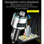 BC42 Bluetooth 5.0 Multi-function Car Colorful Atmosphere Lamp MP3 Player, Support TF Card & U Disk & FM