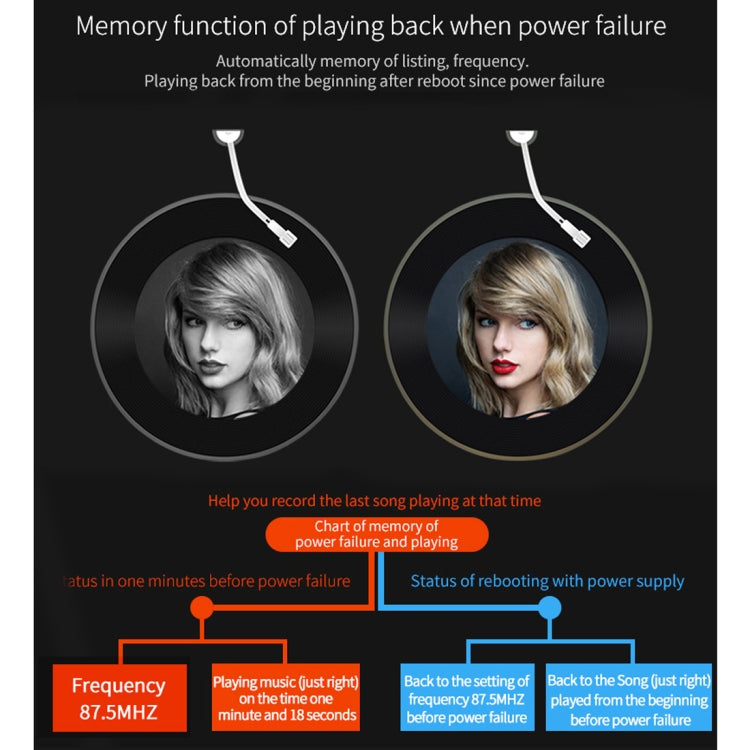 BC42 Bluetooth 5.0 Multi-function Car Colorful Atmosphere Lamp MP3 Player, Support TF Card & U Disk & FM