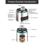 BC42 Bluetooth 5.0 Multi-function Car Colorful Atmosphere Lamp MP3 Player, Support TF Card & U Disk & FM