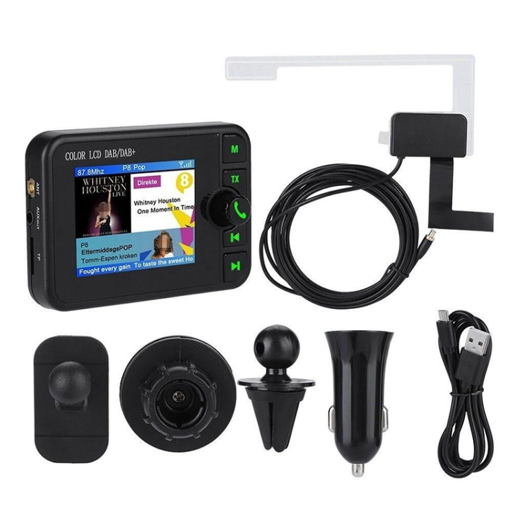 DAB-C6 Car DAB Digital Radio Receiver Bluetooth MP3 Player FM Transmitter