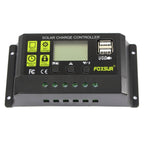 FOXSUR 20A Solar Charge Controller 12V / 24V Automatic Identification Controller