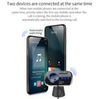 BC49BQ Car Digital Radio Receiver Bluetooth MP3 Player FM Transmitter Voice Assistant QC3.0 Quick Charger