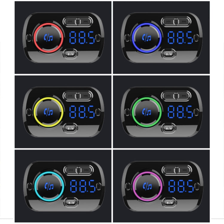 BC49BQ Car Digital Radio Receiver Bluetooth MP3 Player FM Transmitter Voice Assistant QC3.0 Quick Charger