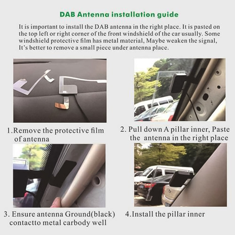 Car DAB+ Digital Broadcasting Receiver Box with FM Forwarding