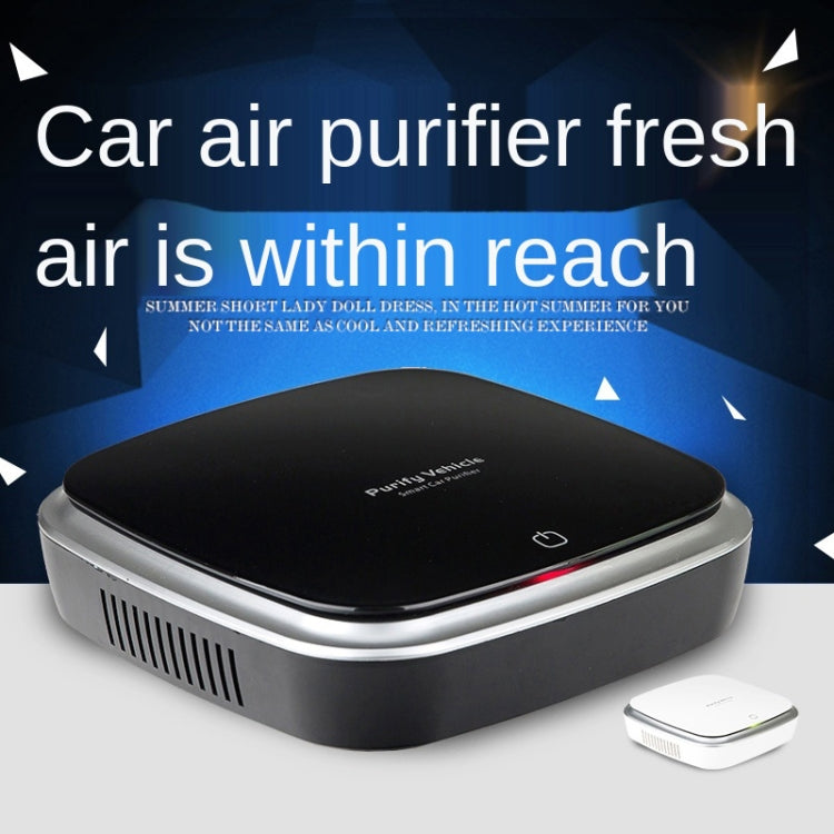 Car Solar Energy Negative Ion Smart USB Air Purifier