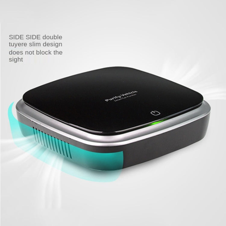 Car Solar Energy Negative Ion Smart USB Air Purifier