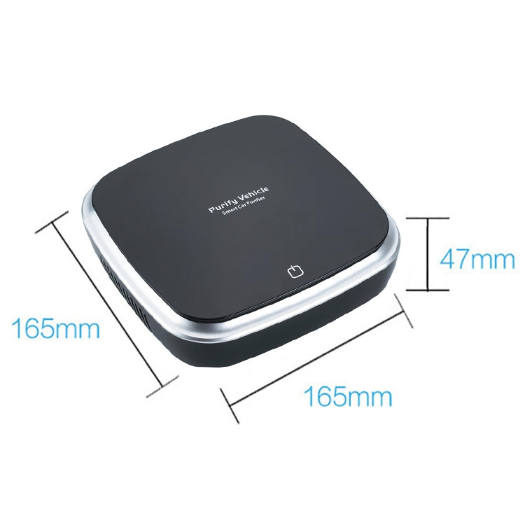 Car Solar Energy Negative Ion Smart USB Air Purifier