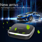 Car Solar Energy Negative Ion Smart USB Air Purifier