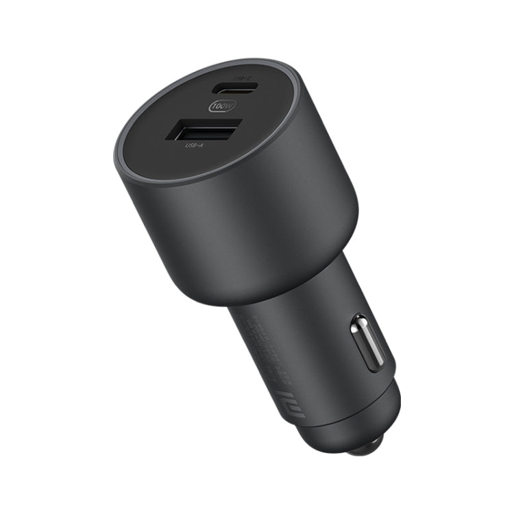 Original Xiaomi CC07ZM 100W Dual Ports USB + USB-C / Type-C Car Charger Fast Charging Version 1A1C