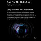 MOZA AirCross S 3 Axis Foldable Handheld Gimbal Stabilizer for DSLR Cameras and Smart Phone