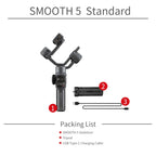 Smooth 5 3-Axis Smooth 5 Gimbal Phone Handheld Stabilizer