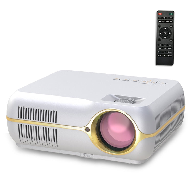 DH-A10 5.8 inch LCD Screen 4200 Lumens 1280 x 800P HD Smart Projector with Remote Control,Android 6.0 OS, Support WiFi, Bluetooth,HDMIx2, USBx2, VGA, AV IN/RCA, RJ45, LAN