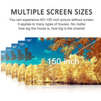 DH-A10 5.8 inch LCD Screen 4200 Lumens 1280 x 800P HD Smart Projector with Remote Control,Android 6.0 OS, Support WiFi, Bluetooth,HDMIx2, USBx2, VGA, AV IN/RCA, RJ45, LAN