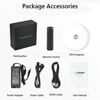 Wejoy DL-S9 220 Lumens 1280x720 720P Android 6.0 HD Bluetooth WiFi Smart Laser 3D Projector, Support HDMI / USB x 2 / TF Card