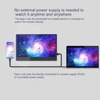 M8 14inch 1080P Ultra-thin HD Portable Narrow-edge Display