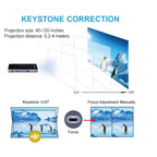 P8I 854x480 100LM Mini Portable Multimedia DLP Projector