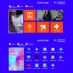 T6 2000ANSI Lumens Mini Theater Projector, Android 7.1 RK3128 Quad Core, 1GB+8GB, UK Plug