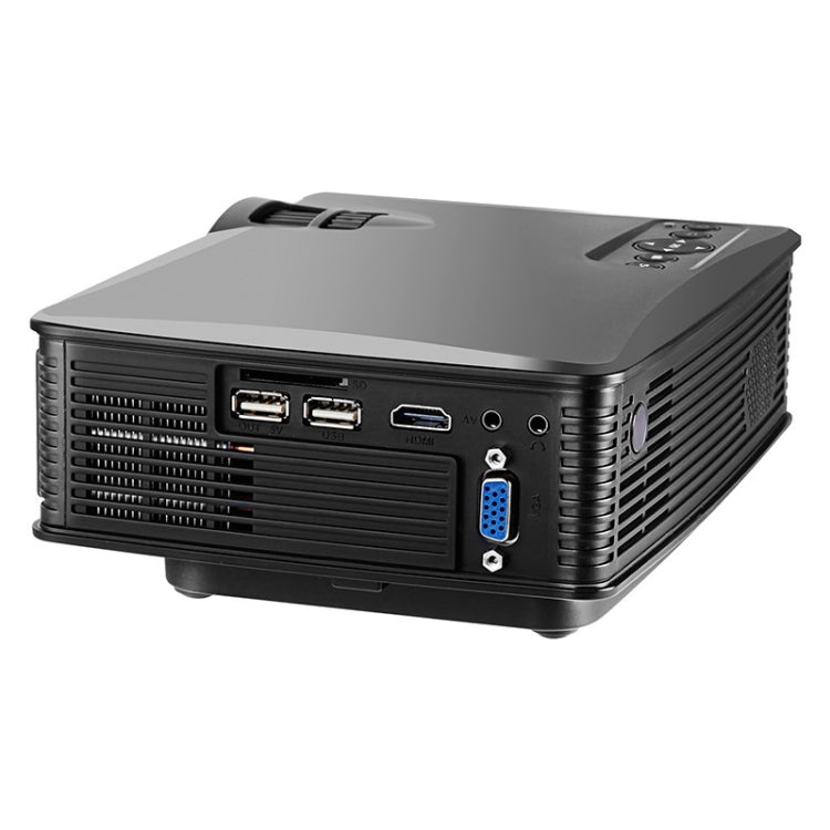 LY-40 1800 Lumens 1280 x 800 Home Theater LED Projector with Remote Control, EU Plug