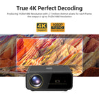 AUN U001 4K 18000 Lumens Portable Home Theater LED HD Digital Projector