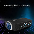 YG510 1200 LUX 800*480 LED Projector HD Home Theater, Support HDMI & VGA & AV & TF & USB