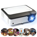 Wejoy L6 5 inch 200 ANSI Lumen 1920 x 1080P Android 6.0 HD Bluetooth 4.0 WiFi HD Smart Projector, Support AV / VGA / HDMI / 2 x USB / RJ45, 1G+8G