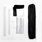 Outdoor Bracket Folding Polyester Projector Film Curtain, Size:84 inch (16:9)