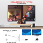 LY-50 1800 Lumens 1280x800 Home Theater LED Projector with Remote Control, Support AV & USB & VGA & HDMI